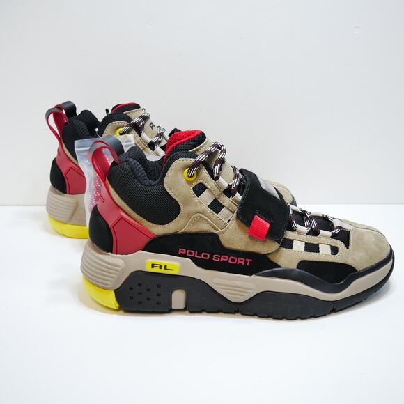 NEW POLO SPORT RALPH LAUREN PS100 HI TOP SHOE MSRP $198 MEN SIZE - 11 - Picture 3 of 7